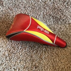 Ping Pal Red and Yellow Golf Club Headcover